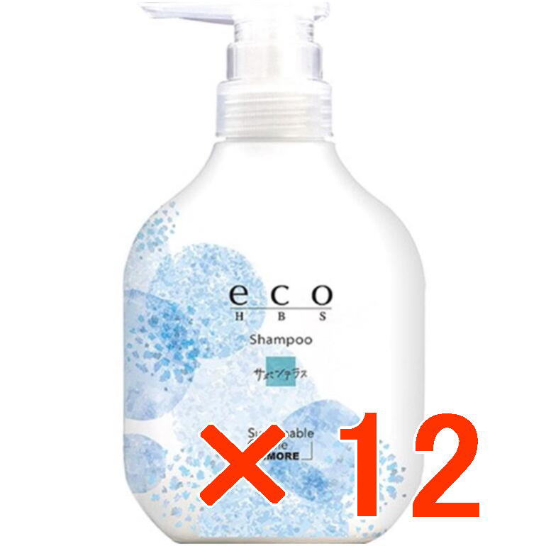 【送料無料】 パイモア エコエイチビーエス シャンプー 500ml サボンテラス 12個セット ／ 美容室専売品　ヘアシャンプー