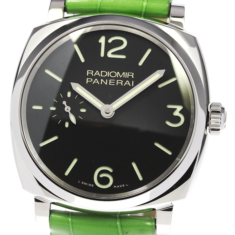 パネライ PANERAI PAM00574 ラジオミール 1940 3デイズ アッチャイオ 手巻き メンズ 美品 _813271【中古】 301,590円