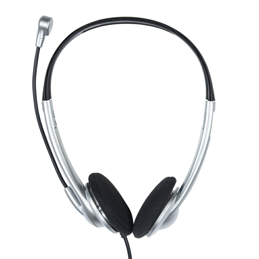 （まとめ買い）4極ヘッドセット シルバー MHM-STB28SL [x3]