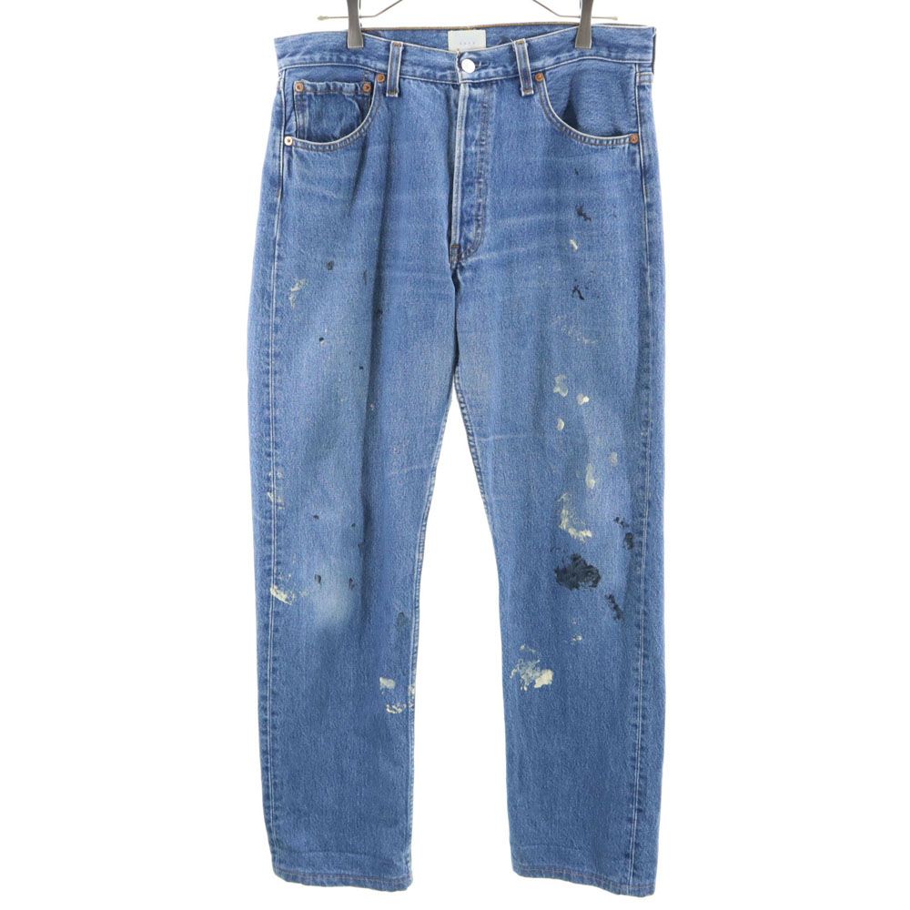90s 日本製 702-XX BIG E ストレートデニムパンツ w30 ビッグE ボタンフライ 赤耳 裏リベット メンズ