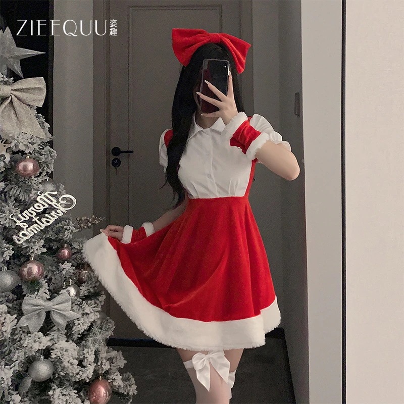 サンタコスプレ 新型新年クリスマス セクシー 可愛らしい メイド服 制服 セット 7,176円