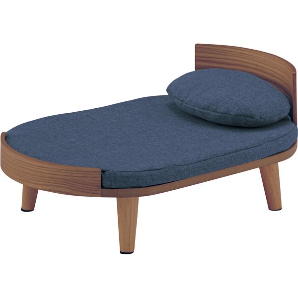 ペットベッド 約W60xD40xH25.5cm ブラウン 組立品