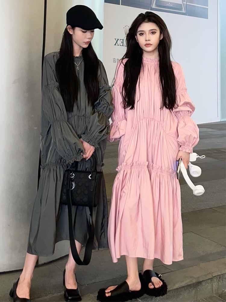 韓国デザインセクシー可愛いワンピース 秋冬