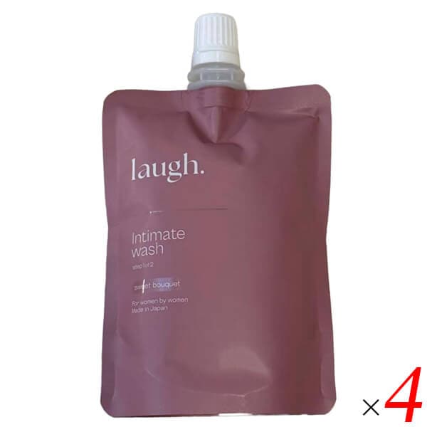 laugh.（ラフドット）インティメイトウォッシュ 100ml 4個セット 詰め替え スイートブーケ