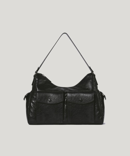 【OVHEE】 Mond Hobo Bag_Black ショルダーバッグ 正規品