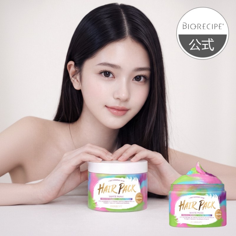 Qoo10] BIORECIPE 1秒タンパク質ケアマーブルヘアパックトリ : ヘア