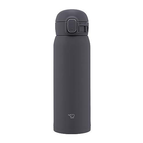 色：ソフトブラック サイズ：480ml 【シームレスせん】象印マホービン 水筒 480ml ワンタッ