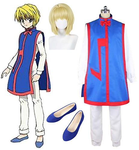 新作入荷 大人気商品 ハンターハンター クラピカ コスプレ衣装 ウィッグ 靴 追加可 くらぴか ハンター試験 コスプレ 衣装 ハロウィン クリスマス 学園祭 文化祭 仮装