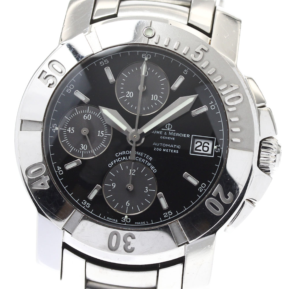 ボーム＆メルシェ Baume & Mercier M0A08112 ケープランド ダイバー クロノグラフ 自動巻き メンズ _890932【中古】