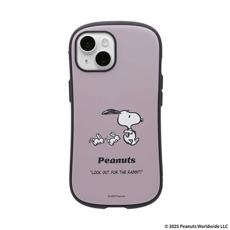 HAMEE　［iPhone 15/14/13専用］PEANUTS/ピーナッツ iFace First Class MagSynqケース iFace くすみパープル/ウサギ　41-186675