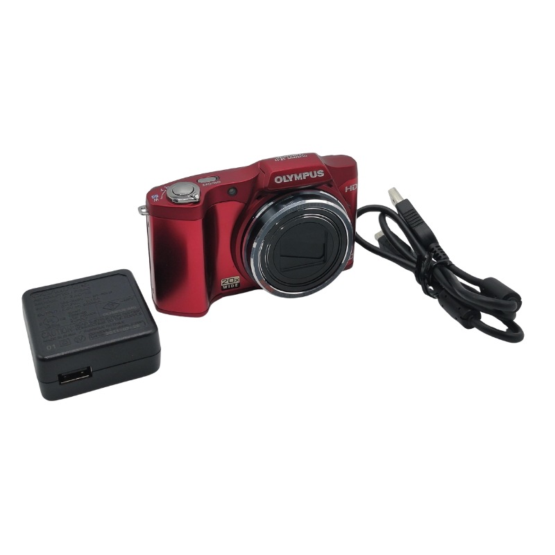 【中古 動作確認済】 デジタルカメラ SZ-11 レッド 1400万画素 光学20倍ズーム 広角25mm SZ-11