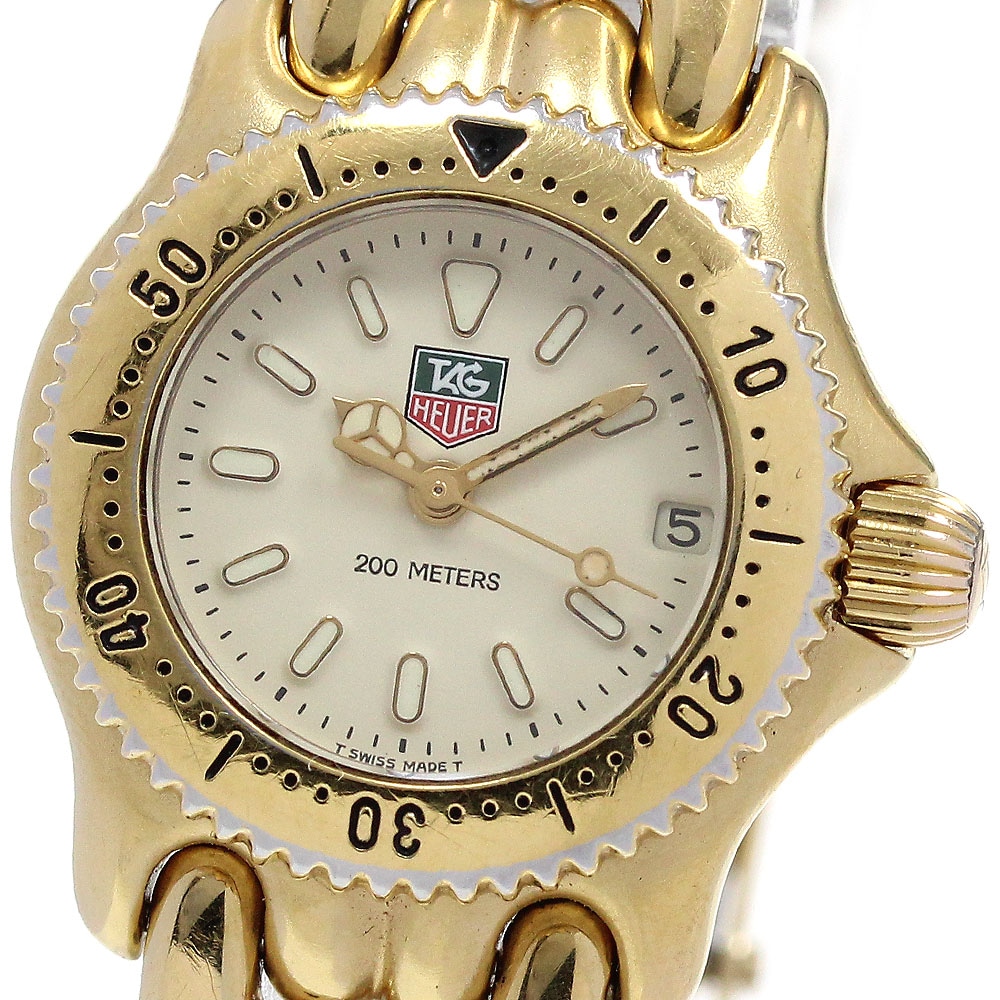 タグホイヤー TAG HEUER S94.708M セル デイト クォーツ レディース _864393【中古】