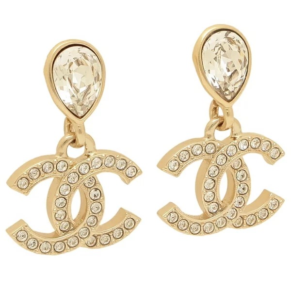 ピアス ココマーク CCマーク ドロップピアス ゴールド レディース ABG010 B21245 U2283