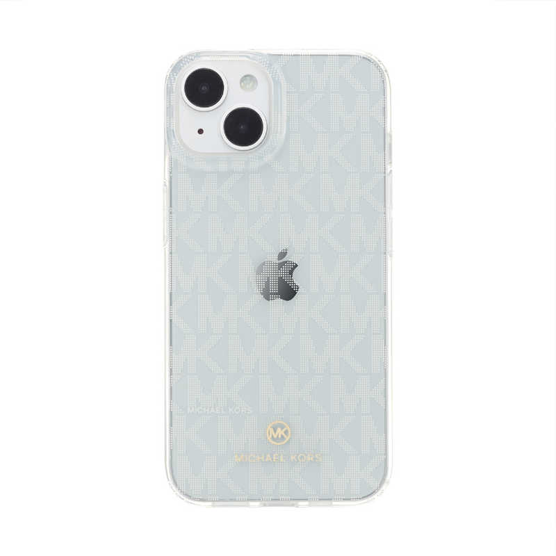 マイケルコース　MICHAEL KORS IML Case Signature for iPhone 14 6.1inch [ White ] 　MKSIWHTIMIP2261