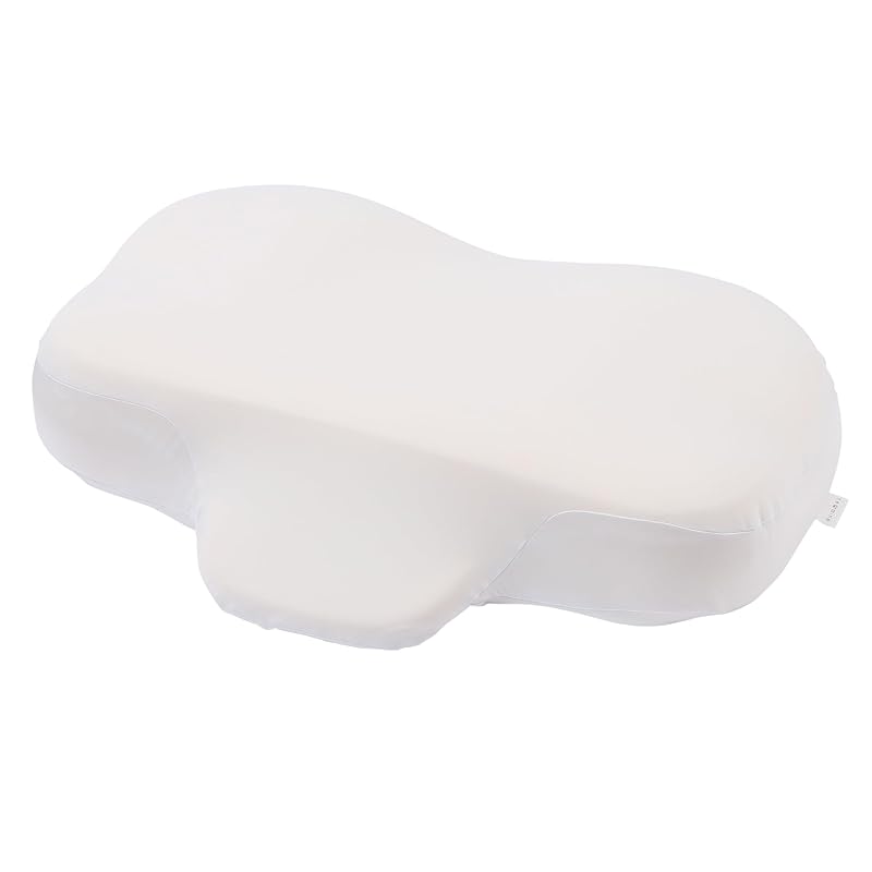 nishikawa 【 西川 】newmine 頬にやさしい美容まくら 枕 60X45X12cm チークポケットで頰への圧力を軽減 肌への過度な刺激を防ぐ 首筋にフィット 高さ調節 ぷるふわ やわらか