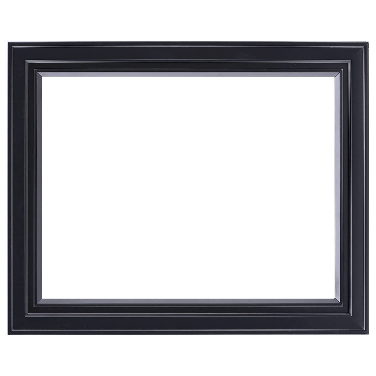 大額 油額 F8 ブラック UVアクリル 7753 45.5×38cm(対応サイズ) 素材:木製