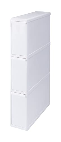 色：1)ホワイト サイズ：1)スーパースリム(幅約14cm) ライクイット (like-it) フタ