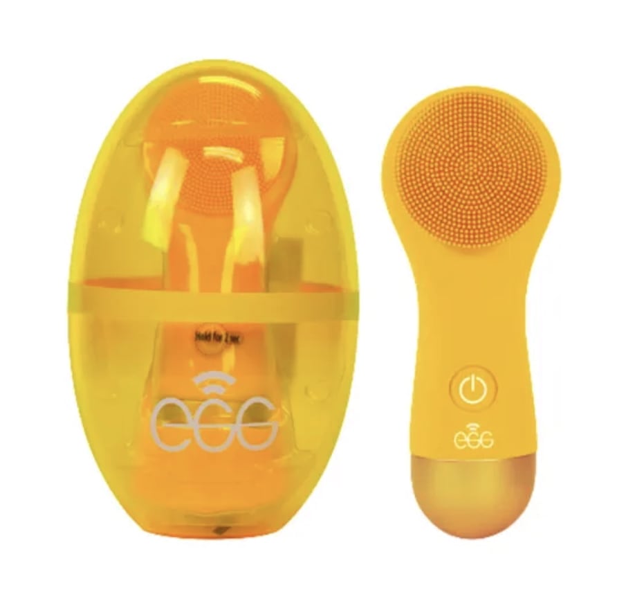 Beauty Device デバイス2 YELLOW クレンジングデバイス 振動 クレンザー 肌マッサージ器 電動 クレンザー 顔マッサージ器具 皮脂除去器((AOUリップバームランダム贈呈))