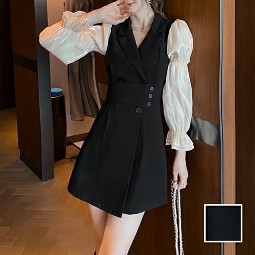 パーティードレス 結婚式 ワンピース ショート ミニ丈 オケージョン イブニング ドレス 韓国 ファッション レディース 秋 冬 ブライダル お呼ばれ コーデ 成人式 二次会 同窓会 20代