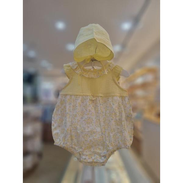 セーブゾーン06 ルカ菜の花ノースリーブボディスーツセット(帽子) 01T327956 (49826769)