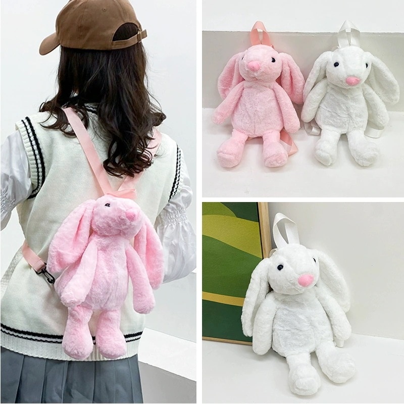 Qoo10] 新品追加うさぎリュック 長耳うさぎぬいぐ