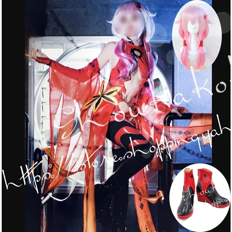 [2026新品] G ギルティクラウン 楪いのり ゆずりはいのり 金魚姫戦闘服 風 コスプレ衣装 cosplay コスチューム ハロウィン仮装変装