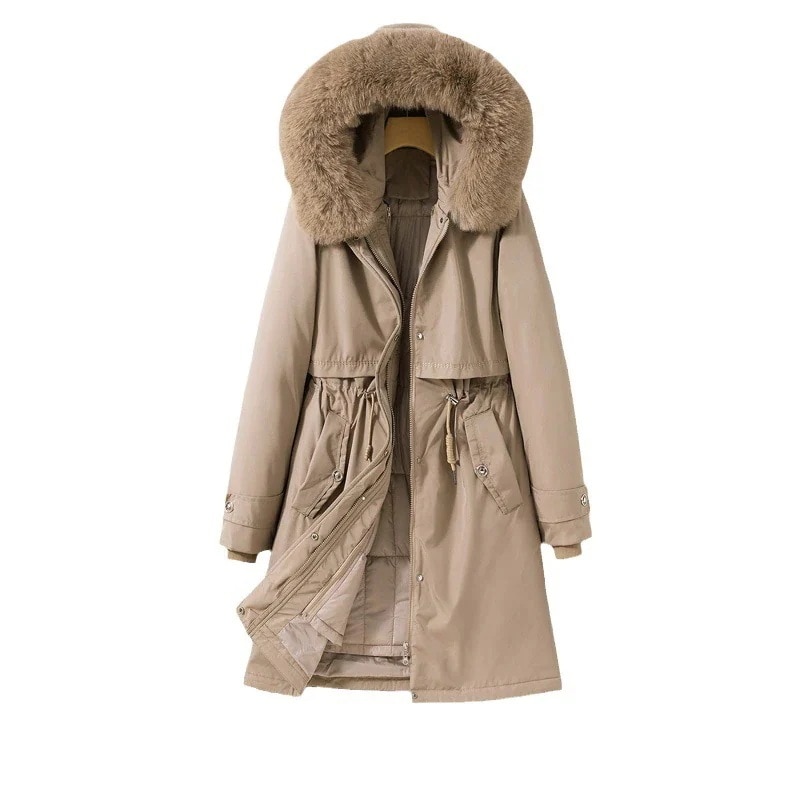 品質いいな新品 モッズコート レディース 中綿ライナー付き ミリタリー 中綿コート フェイクファー アウター 厚手 暖かい カジュアル 秋冬