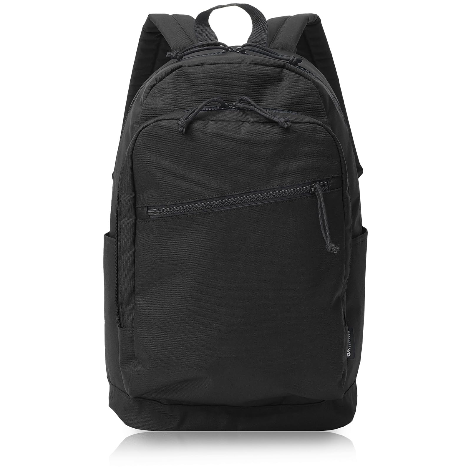 [アウトドアプロダクツ] リュック ヘザーテクス 杢 A4収納 PC収納 大容量 19リットル メンズ ブラック２ F