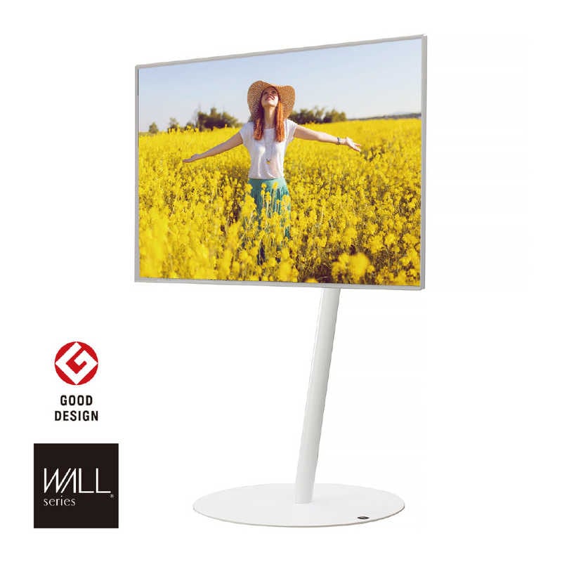 ナカムラ　45～80インチ対応 テレビスタンド WALL A2 (フラットベース・ラージタイプ) サテンホワイト　WLTVL6111F