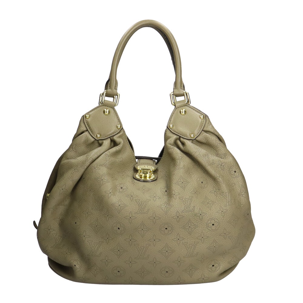 ルイヴィトン LOUIS VUITTON XL マヒナ ショルダーバッグ モノグラムマヒナ グレー レディース 中古