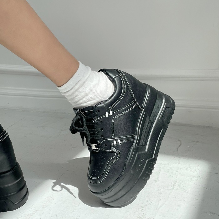 [10cm/12cm/14cm] 二重牛革 丈夫 スタンディングシューズ #07 (コンサート スニーカー)