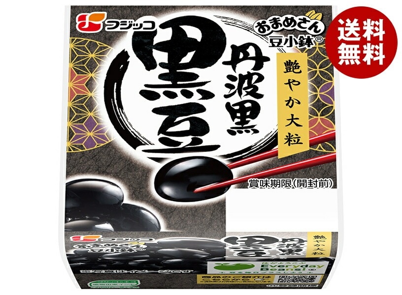 フジッコ おまめさん豆小鉢 丹波黒黒豆 (65g＊2パック)＊12袋入＊(2ケース) 6,241円