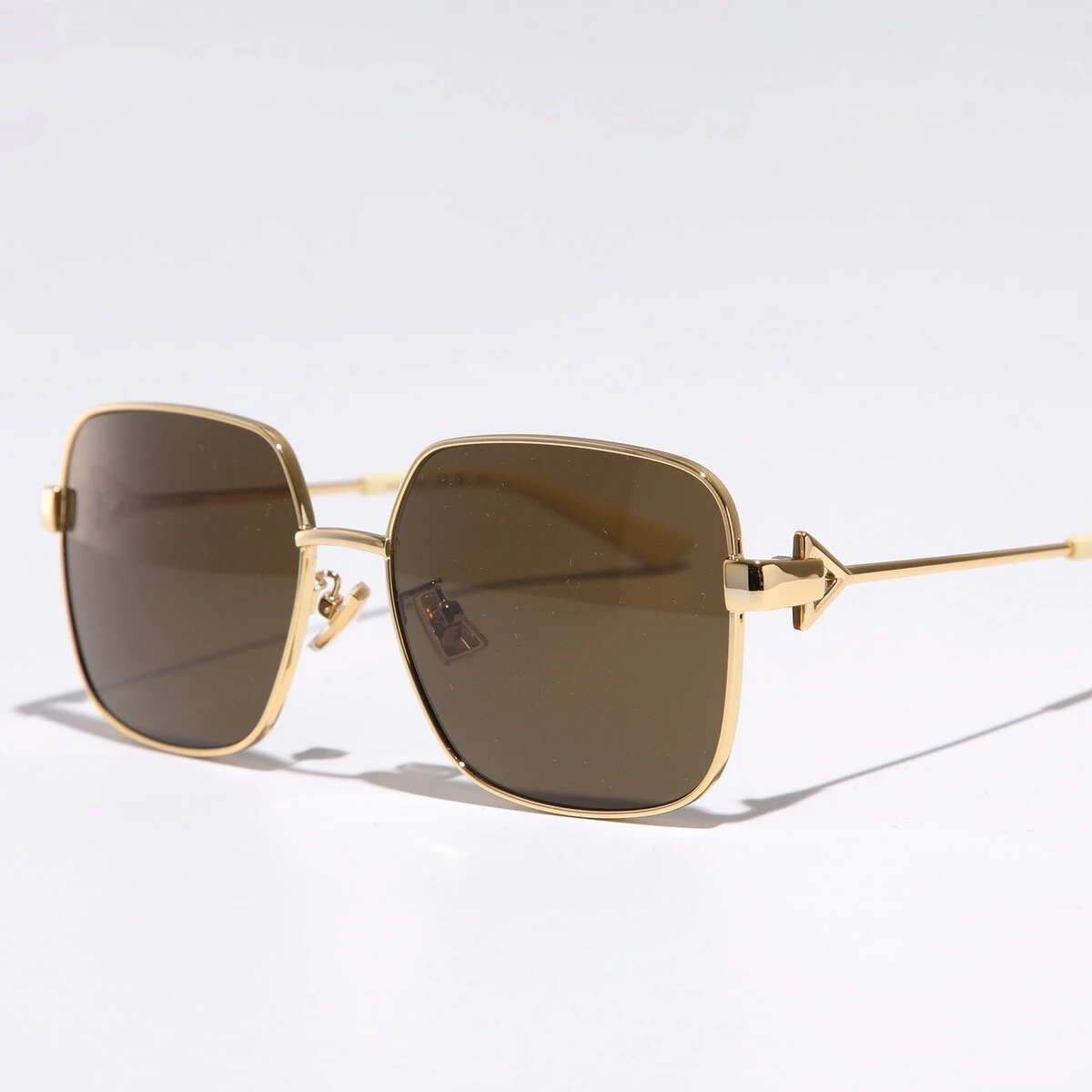 BOTTEGA VENETA ボッテガヴェネタ サングラス BV1199S レディース スクエア型 メタルフレーム 細フレーム クリングスタイプ アイウェア 002