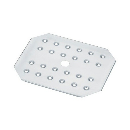 （まとめ買い）カンダ HG 18-8 ホテルパン目皿 1/3 713FB [x3]