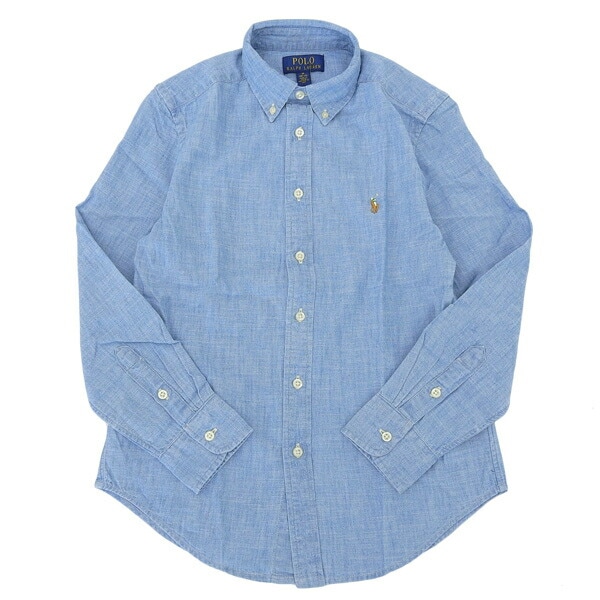 ラルフローレン 衣類 メンズ レディース シャツ M 10-12 コットン ブルー CORE REPLEN 323703283001M RALPH LAUREN
