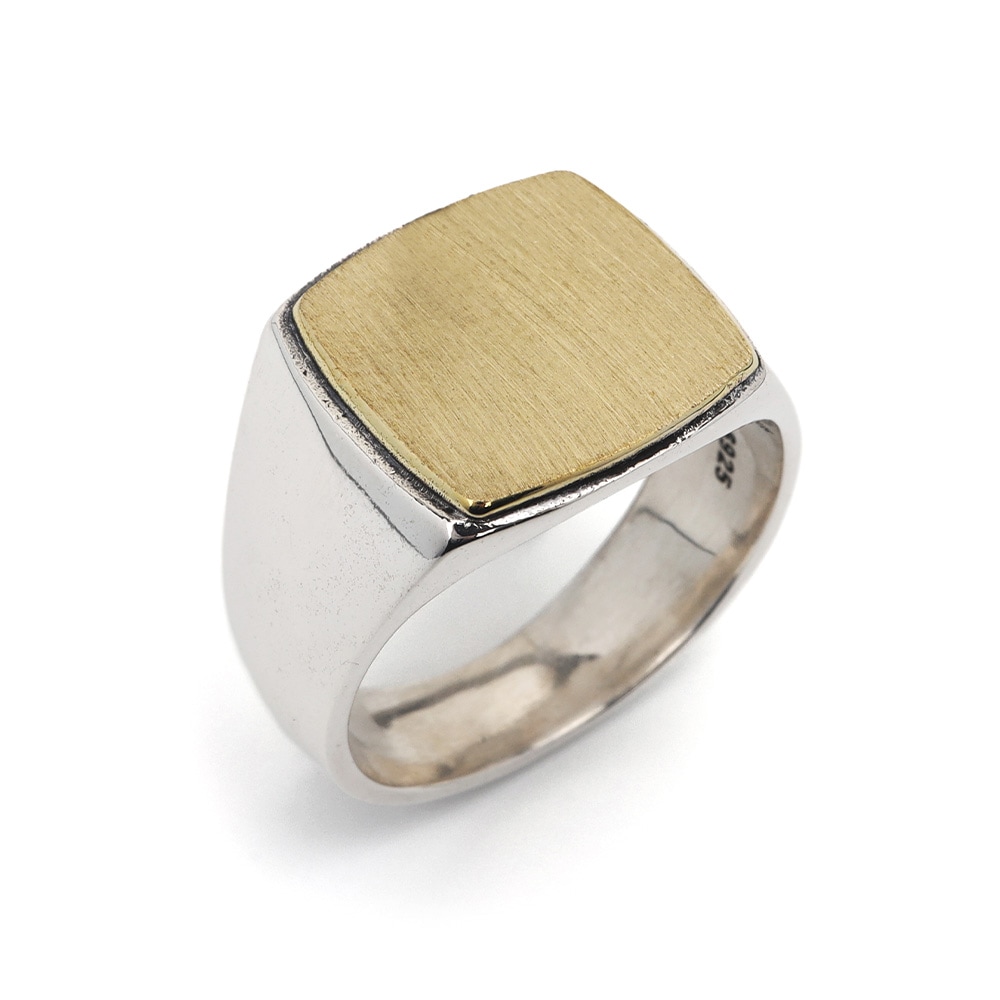 S925 印台リング [rs204]