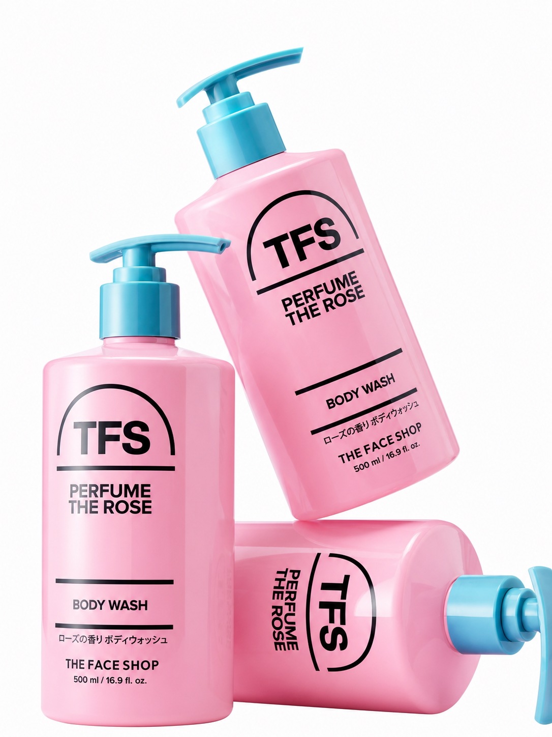 ザ・フェイスショップ パフューム ザ ローズ ボディウォッシュ 500ml