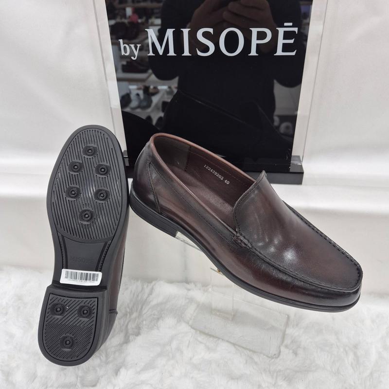 By 男性ドレス 基本ローファー 122HT439FH203 DBROWN 4 JJ