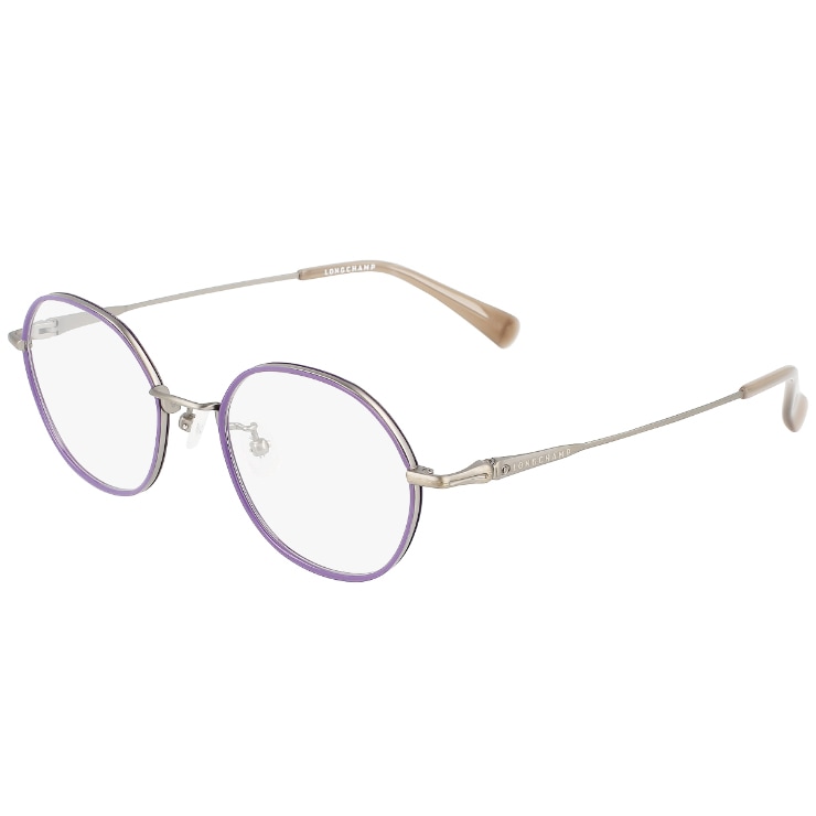 レディース メガネ lo2520lbj-038 眼鏡 ジャパンフィット 女性用 セル巻き オクタゴン 型 メタル 軽量