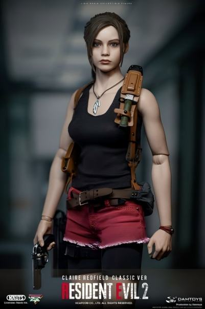 NAUTS x DAMTOYS CLAIRE REDFIELD Resident Evil 2 1/6 アクションフィギュア DMS038 Classic Edition