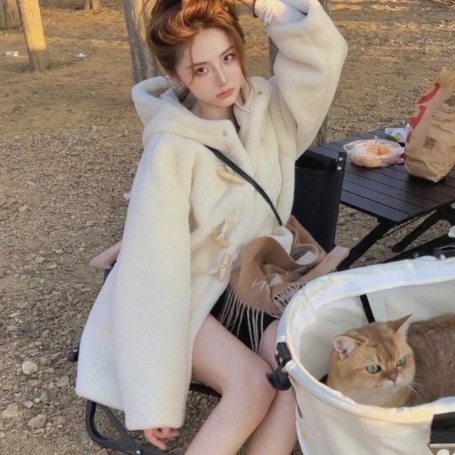 アウター コート もこもこアウター ダッフルコート 長袖 デザイン ボタン 美ライン ニュアンス モコモコ ふわふわ ポケット ボア ファー ロマンチック かわいい 大人可愛い きれいめ シンプル