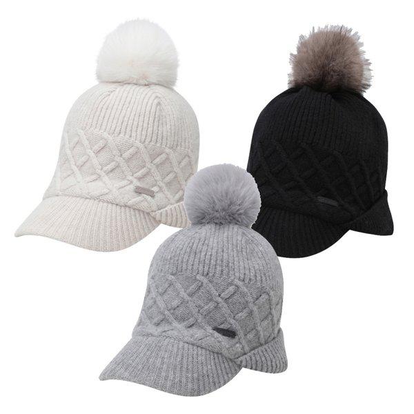 女性レジャー登山帽子 Wフォールディングニットキャップ 2BYHTFU937