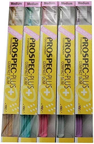 プロスペック 歯ブラシ プラス コンパクトスリム 20本入 クリアー色 毛の硬さ ふつう 6,567円