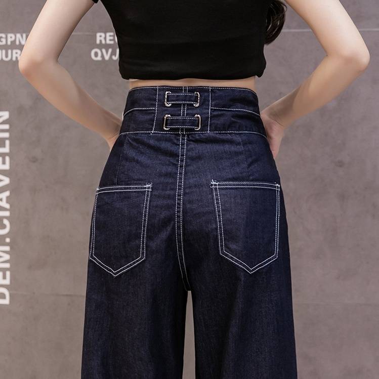 レディース ボトムス ズボン ロングパンツ デニム デニムパンツ ジーンズ ワイド ワイドパンツ ス