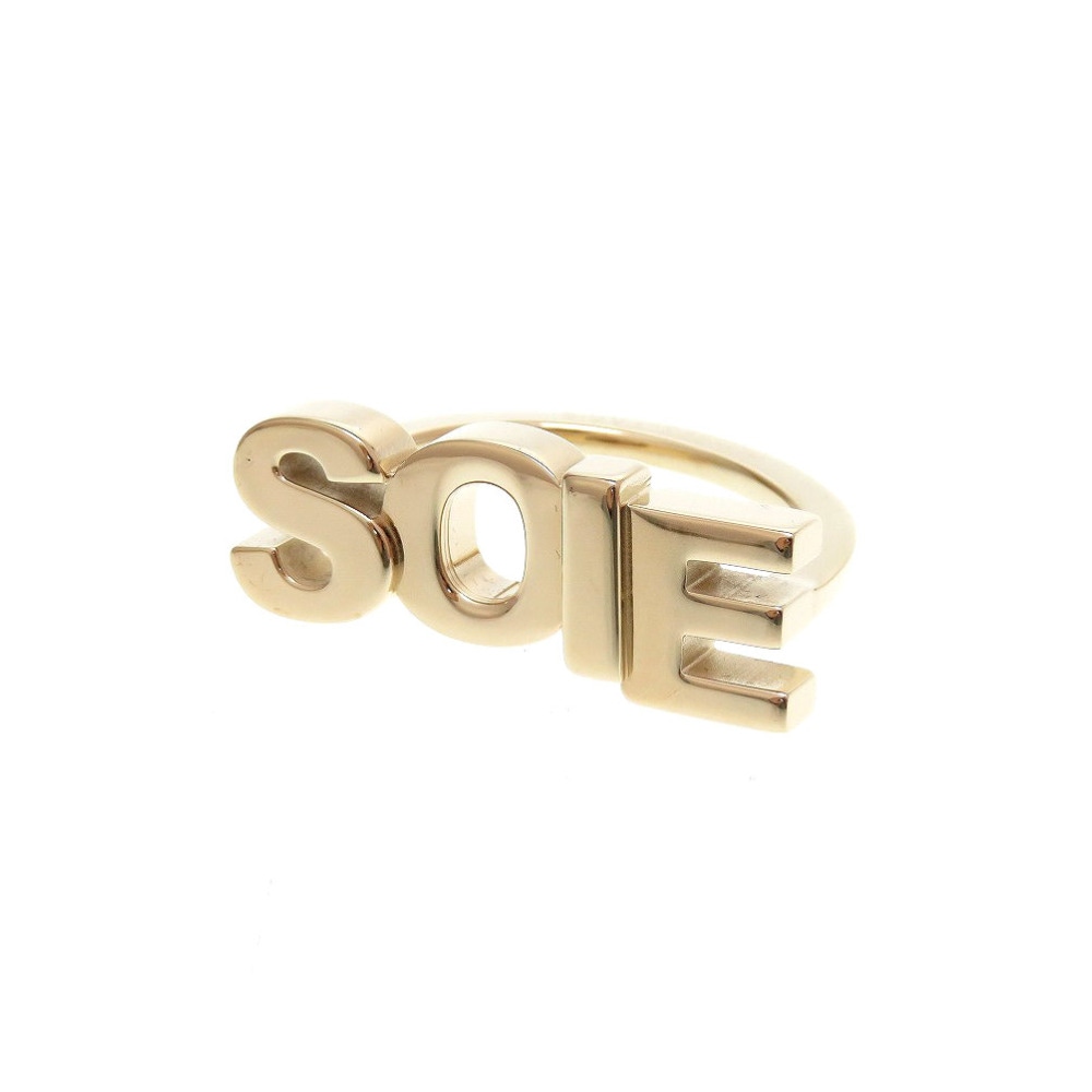 新品同様 SOIE スカーフリング メタル/メタル ゴールド 0009【中古】 ユニセックス