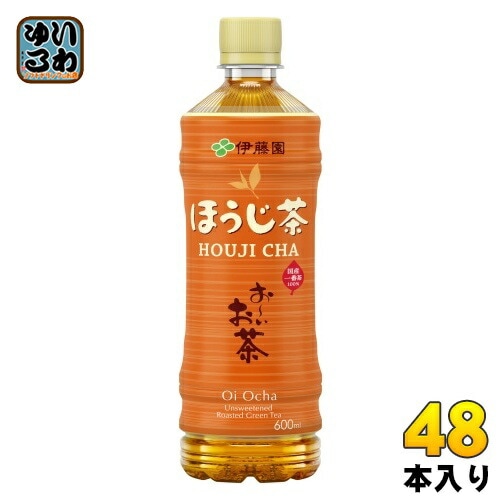 伊藤園 お～いお茶 ほうじ茶 600ml ペットボトル 48本 (24本入×2 まとめ買い) 焙じちゃ ほうじ前茶 お茶