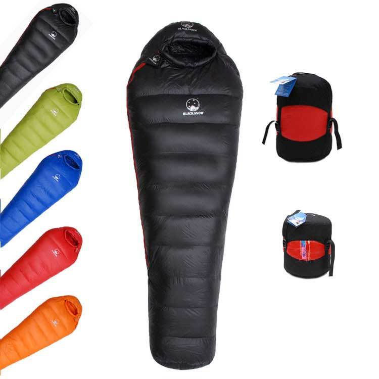 お买い得 スリーピングバッグ マミー型 ダウン シュラフ オールシーズン 耐寒-8度 冬用 寝袋 春夏秋冬　オールシーズン ゆったり ビッグサイズ ウミネコ 登山 防災　寝袋 シュラフ 封筒型 オール