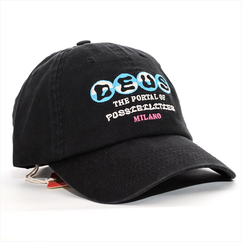 ローキャップ 帽子 メンズ Ivan Dad ブラック DMP237780-BLK ブランドロゴ