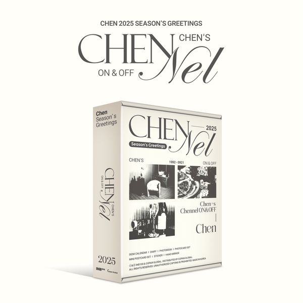 【流通特典】 CHEN (EXO) 2025 SEASON’S GREETINGS [Chen s Chennel ON & OFF] シーグリ シーズングリーティング 公式カレンダ