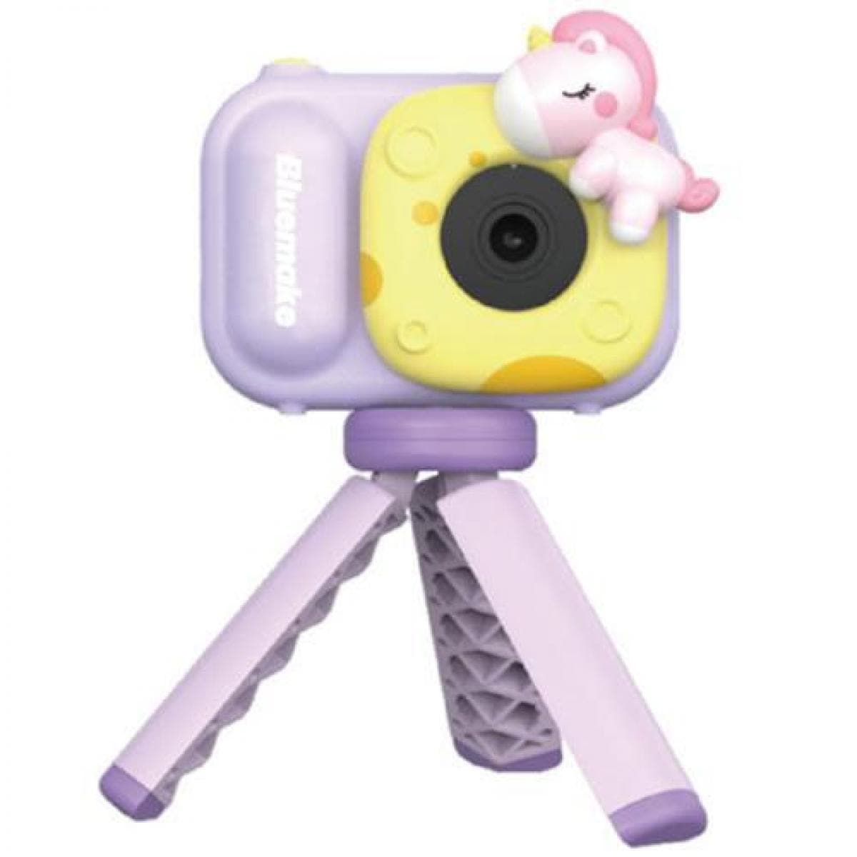 高橋国際商事 三脚付き キッズカメラ ユニコーン パープル TT-48ZU かわいい 子供 カメラ プレゼント ギフト ゲーム3種類内蔵 4800万画素